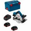 Billig ❤️ Kreissäge BOSCH GKS 18V-57 G (2 X 5,0 Ah + GAL1880CV + L-Boxx 238) 😉 -BOSCH SHOP 12208903 1