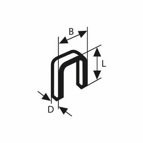 Bosch Schmalrückenklammer Typ 55 geharzt, 28, 3000er-Pack, für Druckluftnagler/Drucklufthefter Neu ❤️ Bosch Schmalrückenklammer Typ 55 Geharzt, 28, 3000er-Pack, Für Druckluftnagler/Drucklufthefter 🎁 -BOSCH SHOP 12739193 2