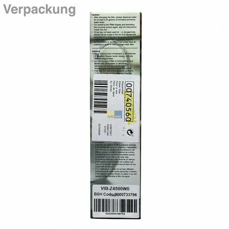 Bosch Siemens Wasserfilter, Filter UltraClarity für Side by Side Kühlschrank - Nr.: 11034151, ersetzt 740560 Budget ⭐ Bosch Siemens Wasserfilter, Filter UltraClarity Für Side By Side Kühlschrank - Nr.: 11034151, Ersetzt 740560 ❤️ -BOSCH SHOP 13112675 3