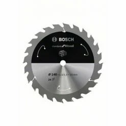 Blitzangebot 😉 Bosch Professional Kreissägeblatt Standard For Wood, 140x1.5/1x10, 24 Zähne - 2608837669 🎁