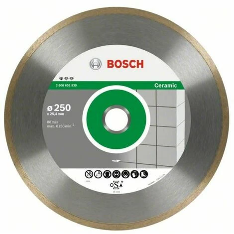 BOSCH Diamanttrennscheibe Standard for Ceramic. 250 x 30 Neu 🥰 BOSCH Diamanttrennscheibe Standard For Ceramic. 250 X 30 👏 -BOSCH SHOP 15021764 1