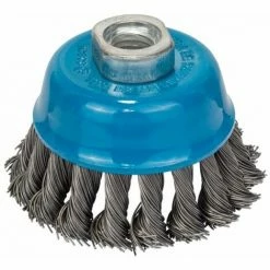 Am billigsten 👍 BOSCH Topfbürste. Stahl. Gezopfter Draht. 0.5 Mm. 75 Mm. 🔔