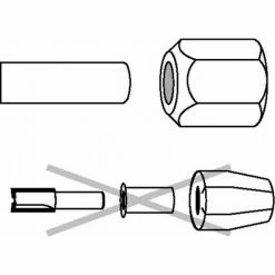 Coupon ✔️ BOSCH Ø8mm Spannzange Für Oberfräse GOF POF 19 Mm 👏 -BOSCH SHOP 15022575 3