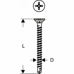 Großhandel ✨ BOSCH Schnellbauschraube Feingewinde Mit Bohrspitze. S-F ⭐