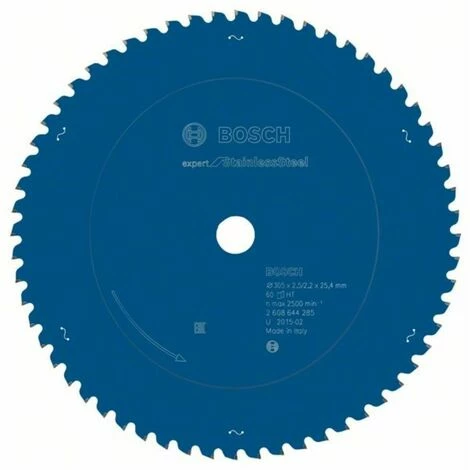 BOSCH Kreissägeblatt Expert for Stainless Steel. 305 x 25.4 x 2.5 x 60 Neu 👏 BOSCH Kreissägeblatt Expert For Stainless Steel. 305 X 25.4 X 2.5 X 60 😀 -BOSCH SHOP 15023911 1