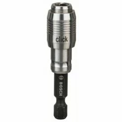 Bestes Angebot 🔔 BOSCH 1/4 Universal Bithalter Mit One-Click Funktion Länge 60mm D 14mm 🎁