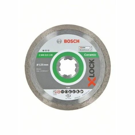 BOSCH X-LOCK Diamanttrennscheibe Standard for Ceramic 125 x 22,23 x 1,6 x 7 Bestpreis 💯 BOSCH X-LOCK Diamanttrennscheibe Standard For Ceramic 125 x 22,23 x 1,6 x 7 😍 -BOSCH SHOP 18814202 1
