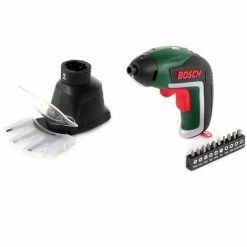 Großhandel ✨ Bosch IXO V 3,6 V Garden Akkuschrauber ( 06039A800A ) + Grasschere + Strauchschere + Akku + Ladekabel ✨