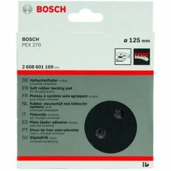 Aktion 🥰 Bosch Schleifteller Für PEX 270 125 Mm Haftschleifteller Schleiftopf 😍