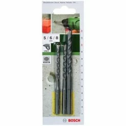 Bestpreis ❤️ Bosch Bohrer-Set 3 Teilig, Ø 5, 6, 8 Mm, SDS Quick Bohrer Universalbohrer 🎁