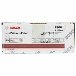 Bestes Angebot 🧨 BOSCH Schleifblatt Papier C470. 50er-Pack. Ungelocht. 125 Mm. 100 🎉 -BOSCH SHOP 27228570 2
