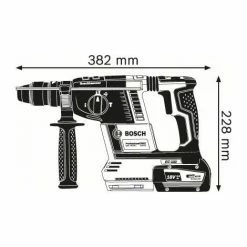 Bester Verkauf ❤️ BOSCH GBH 18V-26F Professioneller Akku-Bohrer - L-Boxx-Gehäuse + 2 Li-Ionen-Akkus Mit 6,0 Ah + Schnellladegerät + Zubehör - 0611910002 😀 -BOSCH SHOP 28957244 3