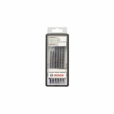 Bosch Professional Stichsägeblatt-Set Robust Line Progressor, U-Schaft, 6-teilig Brandneu 😍 Bosch Professional Stichsägeblatt-Set Robust Line Progressor, U-Schaft, 6-teilig 😍 -BOSCH SHOP 2906491 1