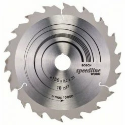 Blitzangebot 🤩 Bosch Professional Kreissägeblatt Speedline Wood, 150 X 20 X 2,2 Mm, 18 🧨