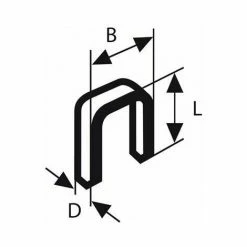 Blitzangebot 🥰 Bosch Professional Klammer TK40 20G, 1,2 Mm, 20 Mm, Verzinkt 🧨