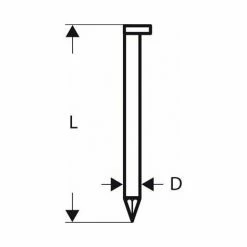 Coupon ❤️ Bosch Professional D-Kopf Streifennagel SN34DK 50, 2,8 Mm, 50 Mm, Blank, Glatt ⌛