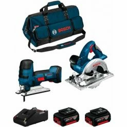 Angebote 😉 BOSCH Kit 18V BK204BAG (GKS 18 V-LI + GST 18 V-LI S + 2 X 4,0 Ah + GAL18V-40 + Tasche) ⌛