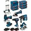 Aktion 💯 BOSCH Kit 18V BK601 (GST 18V-LIS+GKS 18V-LI+GSS 18V-10+GSR 18V-55+GBH 18V-21+GWS 18-125V-LI+ 2x4,0Ah+GAL18V-40+6xL-Boxx+Caddy) ✨ -BOSCH SHOP 30400344 1