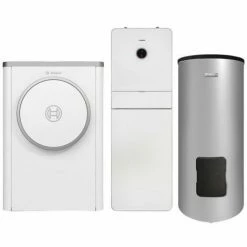 Billig ⭐ BOSCH Wärmepumpen-Paket BOPA CS741 CS7400iAW5OR-S, AWMB 9, WH 290LP1B, INPA 😉