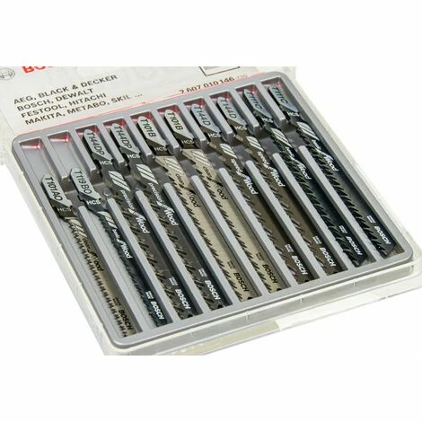 Bosch Professional Stichsägeblatt Set 10-tlg. für Holz, für saubere / schnelle / präzise Schnitte, T-Schaft Aufnahme Aktion 🎉 Bosch Professional Stichsägeblatt Set 10-tlg. Für Holz, Für Saubere / Schnelle / Präzise Schnitte, T-Schaft Aufnahme 🎉 -BOSCH SHOP 30956898 3