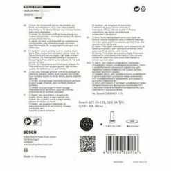 Rabatt 🛒 BOSCH Expert Multihole (Expert Multiloch) Universalstützteller, 125 mm, Weich 🤩 -BOSCH SHOP 33815054 3