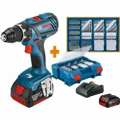 Bestes Angebot 🛒 Bosch Professional Akku-Bohrschrauber GSR18V-28 Inkl. 82 Teile Zubehörset ⭐