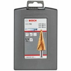 Budget 🔔 BOSCH Stufenbohrer HSS-TiN-Set. 3-teilig. 4 - 12 Mm. 4 - 👍 -BOSCH SHOP 39667516 2