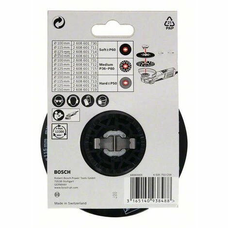 X-LOCK Stützteller, mittelhart, 115 mm Bosch Accessories 2608601712 Auslauf 🎉 X-LOCK Stützteller, Mittelhart, 115 Mm Bosch Accessories 2608601712 🔥 -BOSCH SHOP 45797704 4