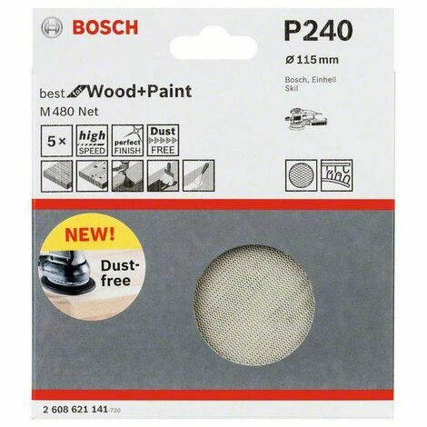 Bosch Accessories 2608621141 2608621141 Exzenterschleifpapier Körnung num 240 (Ø) 115 mm 5 St. Budget 🎉 Bosch Accessories 2608621141 2608621141 Exzenterschleifpapier Körnung Num 240 (Ø) 115 Mm 5 St. 🛒 -BOSCH SHOP 45853093 2