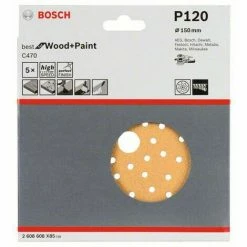 Budget ✨ Bosch Accessories 2608608X85 2608608X85 Exzenterschleifpapier Körnung Num 120 (Ø) 150 Mm 5 St. 🛒 3 Budget ✨ Bosch Accessories 2608608X85 2608608X85 Exzenterschleifpapier Körnung Num 120 (Ø) 150 Mm 5 St. 🛒 -BOSCH SHOP 45912802 2