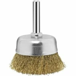 Budget 🔥 Bosch Accessories Topfbürste Für Bohrmaschinen – Gewellter Draht, Vermessingt, 50 Mm Durchmesser = 5 👏