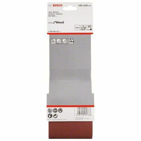Bosch Accessories 2608606142 Schleifband Körnung num 60 (L x B) 620 mm x 100 mm 3 St. Coupon ⌛ Bosch Accessories 2608606142 Schleifband Körnung Num 60 (L X B) 620 Mm X 100 Mm 3 St. 😍 -BOSCH SHOP 46098210 2
