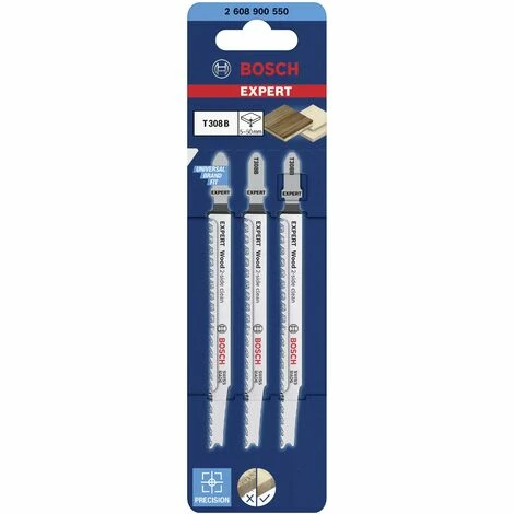 Bosch Accessories 2608900550 EXPERT ‘Wood 2-side clean’ T 308 B Stichsägeblatt, 3 Stück 3 St. Bester Verkauf 😉 Bosch Accessories 2608900550 EXPERT ‘Wood 2-side Clean’ T 308 B Stichsägeblatt, 3 Stück 3 St. ✨ -BOSCH SHOP 46107523 4