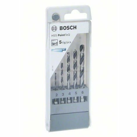 Bosch Accessories 2607002824 PointTeQ 5teilig Spiralbohrer-Set Blitzangebot 🧨 Bosch Accessories 2607002824 PointTeQ 5teilig Spiralbohrer-Set 🎁 -BOSCH SHOP 46110053 2