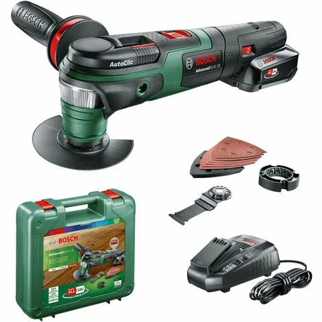 Bosch Akku Multifunktionswerkzeug AdvancedMulti 18 (1 Akku, 18 Volt System, für Starlock Zubehör, 6tlg. Schleifpapierset, 5 Zubehörteile) Aktion 🎉 Bosch Akku Multifunktionswerkzeug AdvancedMulti 18 (1 Akku, 18 Volt System, Für Starlock Zubehör, 6tlg. Schleifpapierset, 5 Zubehörteile) 🔥 -BOSCH SHOP 47244628 1