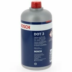 Brandneu 😀 BOSCH 021542 FLÜSSIGKEIT BREMSBELÄGE DOT3, 1 L 😀