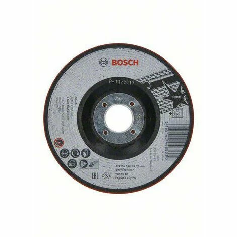 Bosch Accessories 2608602218 Schruppscheibe gerade 125 mm 1 St. Stahl Budget ✨ Bosch Accessories 2608602218 Schruppscheibe Gerade 125 Mm 1 St. Stahl 🔥 -BOSCH SHOP 50351884 1