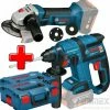 Auslauf 🛒 Bosch Akku-Combo Set 18V Bohrhammer GBH18V-EC Winkelschleifer GWS18-125 ⌛