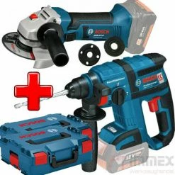 Auslauf 🛒 Bosch Akku-Combo Set 18V Bohrhammer GBH18V-EC Winkelschleifer GWS18-125 ⌛