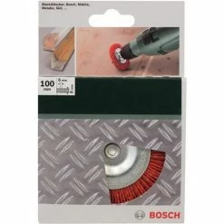 Bester Verkauf 🛒 Bosch Scheibenbürsten Für Bohrmaschinen – Nylondraht Mit Korund Schleifmittel K80, 100 Mm ✔️ -BOSCH SHOP 53102633 2