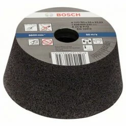 Blitzangebot 🎁 Bosch Professional Schleiftopf, Konisch-Metall/Guss 90 Mm, 110 Mm, 55 Mm, 24 😉