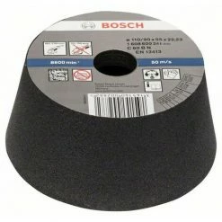 Billig 🧨 Bosch Professional Schleiftopf, Konisch-Stein/Beton 90 Mm, 110 Mm, 55 Mm, 60 ⌛