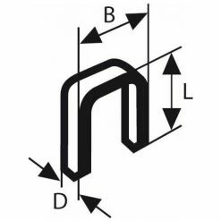 Aktion ✔️ Bosch Professional Schmalrückenklammer Typ 55, 6 X 1,08 X 18 Mm, 1000er-Pack 😀
