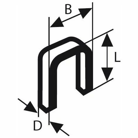 Bosch Professional Schmalrückenklammer Typ 55, 6 x 1,08 x 18 mm, 1000er-Pack Aktion ✔️ Bosch Professional Schmalrückenklammer Typ 55, 6 X 1,08 X 18 Mm, 1000er-Pack 😀 -BOSCH SHOP 5333818 1