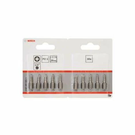 Bosch Schrauberbit Extra-Hart, PZ 1, 25 mm, 10er-Pack Brandneu ✔️ Bosch Schrauberbit Extra-Hart, PZ 1, 25 Mm, 10er-Pack ❤️ -BOSCH SHOP 54660776 1