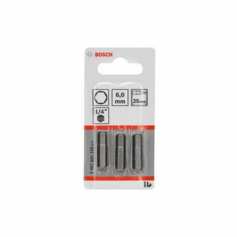 Bosch Schrauberbit Extra-Hart, HEX 6, 25 mm, 3er-Pack Schlussverkauf ⌛ Bosch Schrauberbit Extra-Hart, HEX 6, 25 Mm, 3er-Pack 😀 -BOSCH SHOP 54660856 1