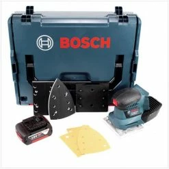 Brandneu 🥰 Bosch GSS 18V-10 Akku Schwingschleifer 18V + 1x Akku 5,0Ah + L-Boxx - Ohne Ladegerät ❤️ -BOSCH SHOP 55353095 2