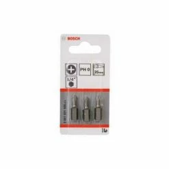 Brandneu 🧨 Bosch Schrauberbit Extra-Hart, PH 0, 25 Mm, 3er-Pack 😍