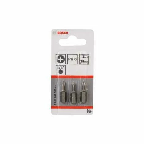 Bosch Schrauberbit Extra-Hart, PH 0, 25 mm, 3er-Pack Brandneu 🧨 Bosch Schrauberbit Extra-Hart, PH 0, 25 Mm, 3er-Pack 😍 -BOSCH SHOP 55744960 1
