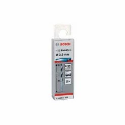 Budget ⌛ Bosch Metallspiralbohrer-HSS PointTeQ, DIN 338, 3,5 Mm, 10er-Pack 🤩